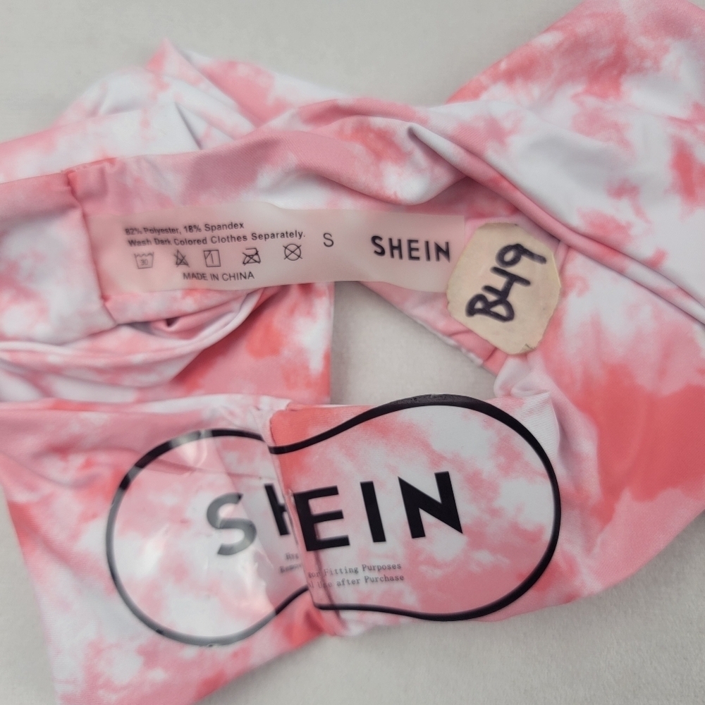 NWOT Shein high cut tie dye bikini bottom size small - Picture 3 of 3
